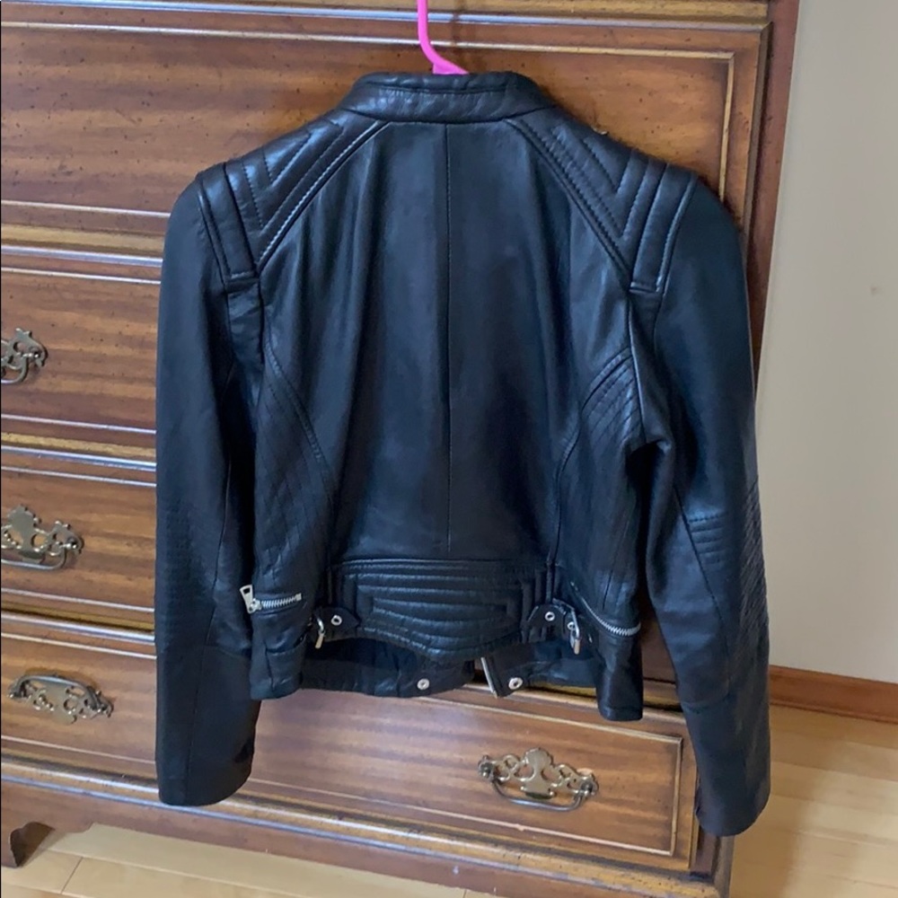 Zara moto jacket as seen on Kylie Jenner!